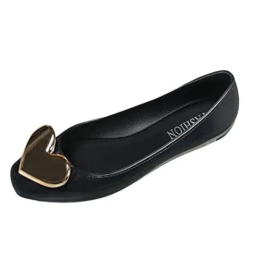 Produktbild: Zehentrenner Kinder Damen Sandalen Mit Absatz Frauen-beiläufige Schuh-Flacher Mund-Frauen-Sandelholz-moderner Flacher unterer Rutschfester Zehentrenner Kinder Damen Sandalen Mit Absatz (Black, 37)