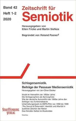 Produktbild: Zeitschrift für Semiotik / Schlagersemiotik: Beiträge der Passauer Mediensemiotik
