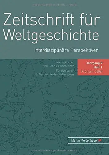 Produktbild: Zeitschrift für Weltgeschichte: Interdisziplinäre Perspektiven