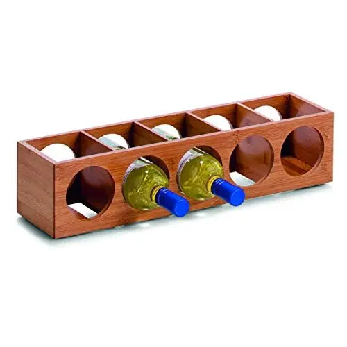 Produktbild: Zeller 13565 Weinregal 13.5 x 12.5 x 53 cm, Bamboo