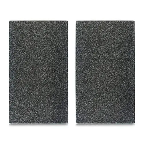 Produktbild: Zeller 26255 Herdabdeck-/Schneideplatten Granit, 2-er Set, Glas, anthrazit 52 x 30 x 0.8 cm