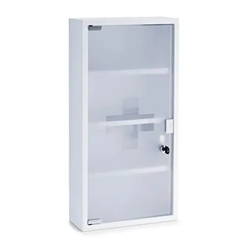 Produktbild: Zeller Medizinschrank, Metall, weiß, 30 x 12 x 60 cm