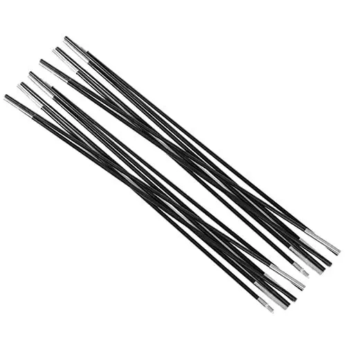 Produktbild: Zeltstange Zelt Zeltgestaenge, 3,96 m Universal Zeltplanenstangen Verstellbare Zeltstangen faltbares Ersatzstangen Fiberglas Zelt Pole Kit für Fiberglas Camping Zeltmaststangen Zeltzubehör