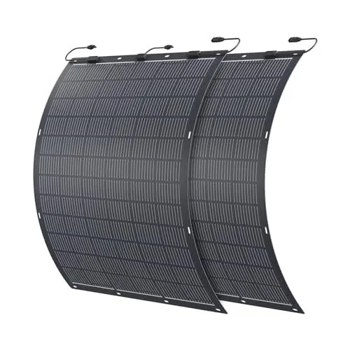 Produktbild: Zendure Balkonkraftwerk, Flexibel Solarpanel 2X 210W(420W), 41V/5A Solareingang, Monocrystalline Silicon Solarmodule, Geeignet für SolarFlow Balkonkraftwerk mit Speicher, IP67, 12 Jahre Garantie
