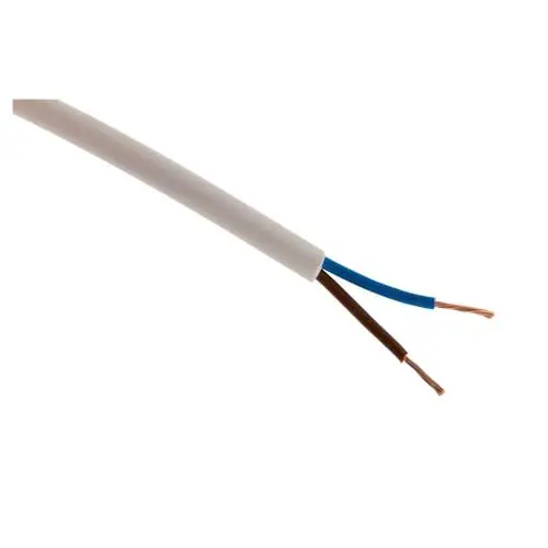 Produktbild: Zenitech - Stromkabel H05VV-F 2x 1,5mm² weiß - 10m