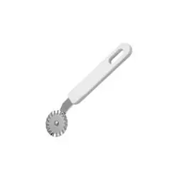 Produktbild: Zenker 42940 Teigrädchen 16,5cm aus PP/Edelstahl, weiß/Silber, 16,5 x 3,9 x 1 cm