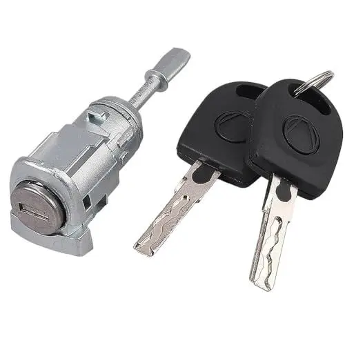 Produktbild: Zentralverriegelung Stellelement 604837167 Türschloss Für VW Für Golf 4 Mk4 IV Für Bora Für Jetta Für Passat Für Polo 9N Vorne Links Zylinder Mit 2X Schlüssel Türschloss