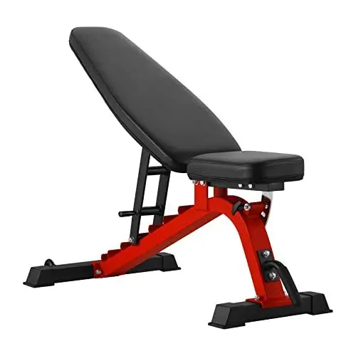Produktbild: ZERELEK Hantelbank Klappbar, Multifunktions Trainingsbank Schrägbank für Ganzkörper-workout，363KG Fitnessbank mit 7-Fach Verstellbarer Rückenlehne/3-Fach verstellbarer Sitzkissen