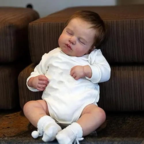 Produktbild: Zero pam Reborn Baby Puppe 20 Zoll Lebensechte Babypuppen Weichkörper Silikon Baby Junge Echt Aussehende Babypuppe Newborn Puppe Mit Haaren
