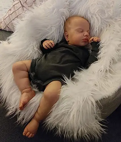 Produktbild: Zero pam Reborn Babypuppen Junge 20 Zoll Schlafende Neugeborene Weiche Puppe Lebensecht Silikon Puppen Baby Alive Mit Schnuller Und Babyflasche
