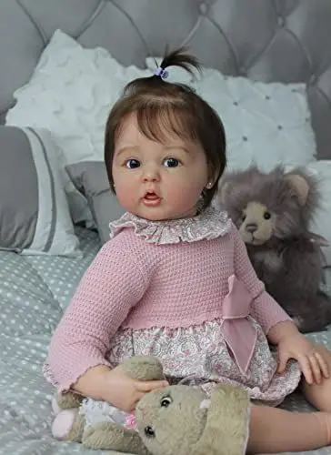 Produktbild: Zero pam Reborn Puppen Mädchen 24 Zoll Lebensechte Babypuppe Wie Echtes Baby Weichkörper Silikon Baby Finger Lutschen Puppe Ab 3 Jahre