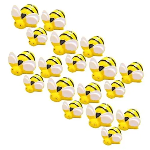 Produktbild: Zerodeko 100stücke Miniaturbiene Diy Handyhüllen Anhänger Kunstharz Bastelornament Handyhüllen Zubehör Miniatur Diy Dekoration