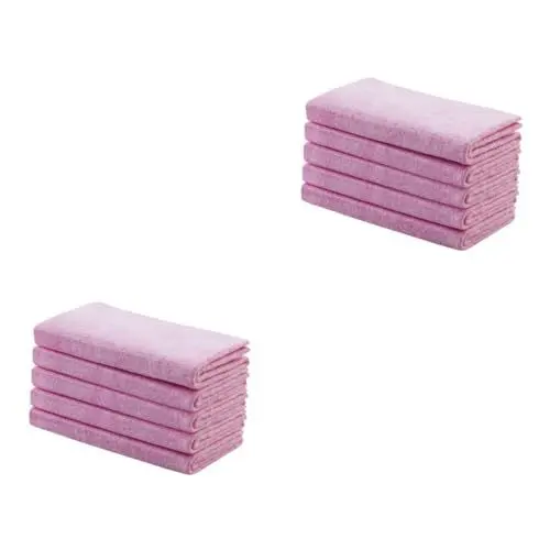 Produktbild: Zerodeko 10stücke Teiliges Verdickte Geschirrtücher Saugfähige Reinigungstücher Für Küche Und Haushalt Für Geschirr Schalen Und Obst Violett Langlebig Und Praktisch