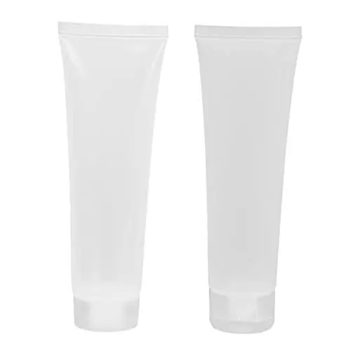 Produktbild: Zerodeko Set mit 10 Quetschbaren Nachfüllbaren Reiseflaschen Aus Kunststoff Kosmetikdosen Deckel Auslaufsicher für Shampoo Körperlotion