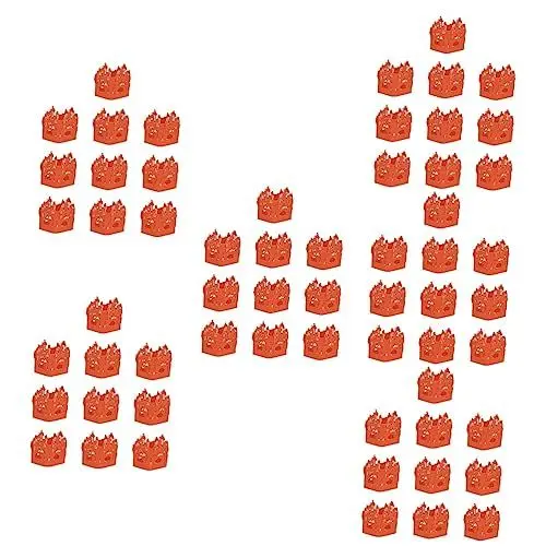 Produktbild: Zerodeko 120 STK Halloween Lampenschirme Papier Halloween atmosphäre Halloween kerzenhalter Hohlschatten-Kerzenabdeckung Halloween-Teelichthalter Teelichter Kerzen Schloss Licht Wraps