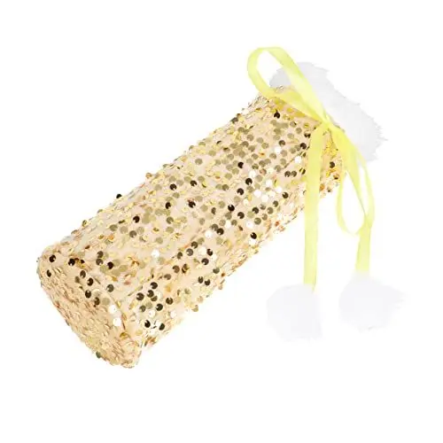Produktbild: Zerodeko 1Pc Abdeckung Glitzerndes Gold Küchenaufbewahrung Urlaub Themendekorationen Europäischer Pullover Hotel Wrap Ziehhülse Kleidung Beutel Zuhause Goldener Schutz