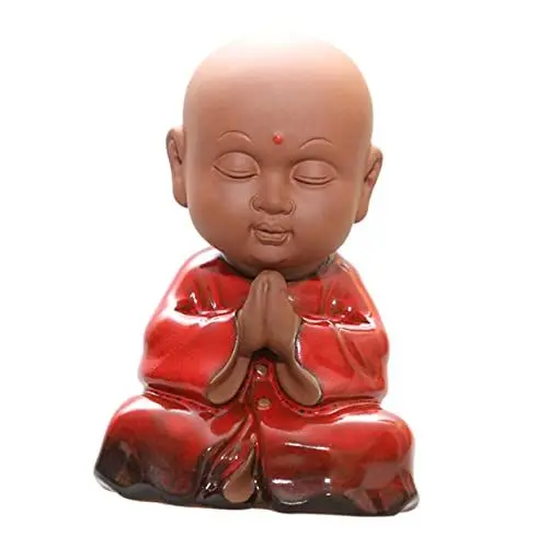 Produktbild: Zerodeko Figur Mönch Statue Handarbeit Jungen und Mädchen Einzigartige Mönch Schmuck für Home