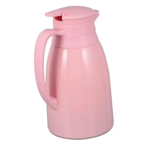 Produktbild: Zerodeko 1Stk Thermoskanne Krug aus Edelstahl Getränketopf Wasserflaschen aus Edelstahl Wasserkessel isolierende Wärmflasche warmhaltender Wasserkocher Haushalt Vakuumflasche Thermosflasche
