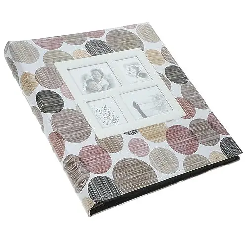 Produktbild: Zerodeko Großes Fotoalbum Scrapbook Pu-ledereinband 6 X 4 Zoll Fotoalbumbuch Für 400 Bilder Schützendes Fotoalbum Für Die Familie