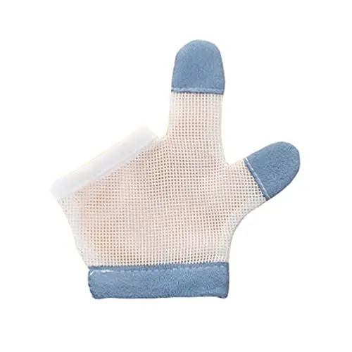 Produktbild: Zerodeko 1 Paar Anti- -handschuhe Kinderhandschuhe Daumenwache Daumen Saugen Halt Für Kinder Halbfingerhandschuhe Fingerschutz Für Finger Lutschen Baby Atmungsaktiv Nylon Garn