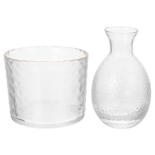 Produktbild: Zerodeko Japanischer Sake-Topf Sake-Set Aus Glas Eisbehälter Weinwärmer Für Bar Und Zuhause Zufällige Farbe