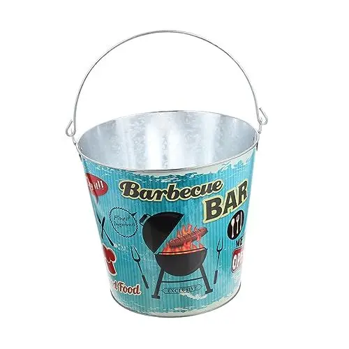 Produktbild: Zerodeko 1 Satz Eimer Champagnerkühler eiswürfelkühler metallisches Süßigkeiteneimer tragbare Kühlbox Retro-Kühler verschleißfester Cocktaileimer Eiswürfelhalter Gut aussehend Bier