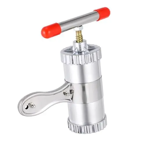 Produktbild: Zerodeko 1 Satz Nudelmaschine Presser Noodle Maker Manuelle Nudel Maschine Hand Presse Pasta Maker Manuelle Teigwaren Presse Nudel Presse Maker Plastik Handdruck Kleine Werkzeuge