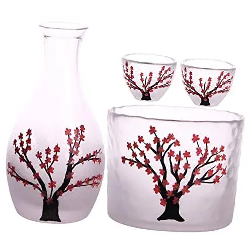 Produktbild: Zerodeko Japanischer Kolben Handwärmer Becher Sake Tassen Sake Pot Sake Serving Set