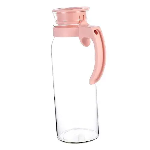Produktbild: Zerodeko Wasserkocher Im Modernen Design – 1400 Ml Hitzebeständige Wasserflasche Großer Teekrug Für Den Kühlschrank Auslaufsicherer Getränkekrug