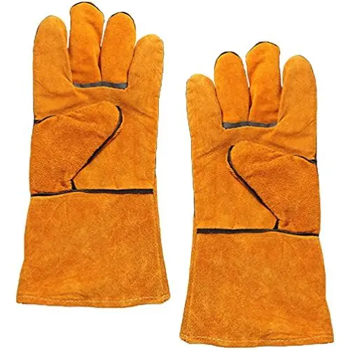 Produktbild: Zerodeko 1paar Hitzebeständige Grillhandschuhe Outdoor Bbq Ofenhandschuhe Zum Schutz Von Händen Und Unterarmen Zum Grillen Backen Und Kochen Mit Bequemem Sitz Für Sicheres Arbeiten