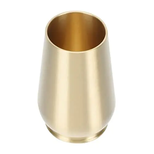Produktbild: Zerodeko 1pc Kupfer Tee Zeremonie Weihrauch Flasche Tee Tasse Lagerung Zylinder Einzigartige Teetasse Korb Für Tee Präsentieren