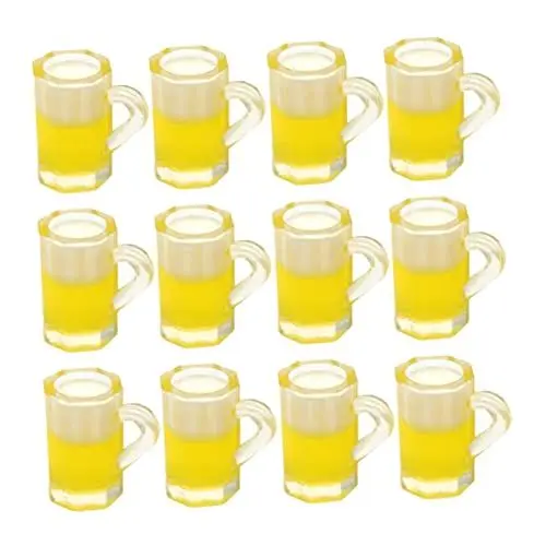 Produktbild: Zerodeko 20St Simulation Bierkrug Puppenhaus Schnapsgläser Mini Bier Trinkgläser bastelzeug craft Modelle Mini-Bierkrug-Modell Miniatur-Bierbecher spielen Zubehör Glas schmücken Harz