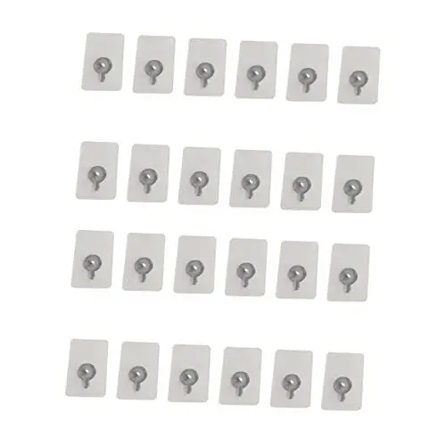 Produktbild: Zerodeko 24 Stk Trockenbau-bilderhaken Kein Hängender Nagel Bild Aufhänger Nagel Wandschrauben Aufhänger Klebeschrauben Hängender Nagel Klebenägel Für Wände Bildhaken Bilderrahmen Ornament