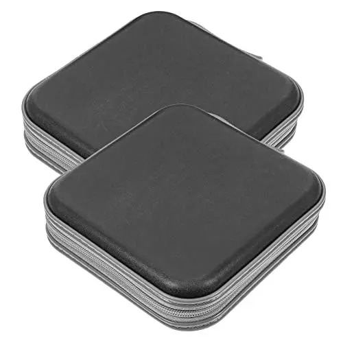 Produktbild: Zerodeko Kofferset 2 Stücke Organizer DVD Aufbewahrungstasche Reißverschluss Schließen Autotasche Kompakt Tragbar