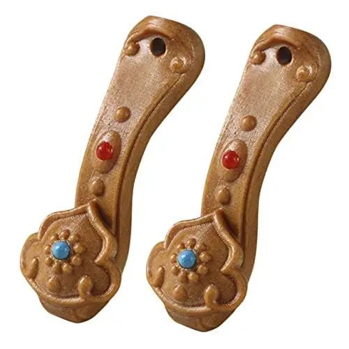 Produktbild: Zerodeko Holz Ruyi Charm Schlüsselanhänger Chinesische Ruyi Charm Glück Feng Shui Ornamente