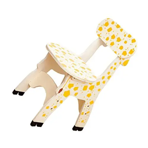 Produktbild: Zerodeko 2St Kleiner Hocker kinderhocker kindermöbel hüftsitz Kind Living Room Chairs Tierkinderstühle Rückenstuhl Kinderstuhl Holzsitz hölzern Holzstuhl Werkzeug Schemel Kleinkind Sessel