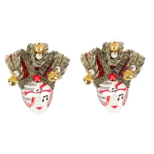 Produktbild: Zerodeko 2St Maske Kühlschrankmagnet kühlschrankmagnete kühlschrankaufkleber faschingsdekoration magnetschmuck Geschenkmagnet kühlschrankmagnet Mini schmücken Venedig Zubehör 3D Tafel pp