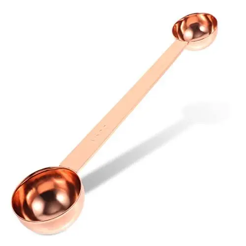 Produktbild: Zerodeko 2 Stücke Praktische Messlöffel Set Kaffee Scoop Edelstahl Löffel Für Tasse Kaffee Bean Werkzeug