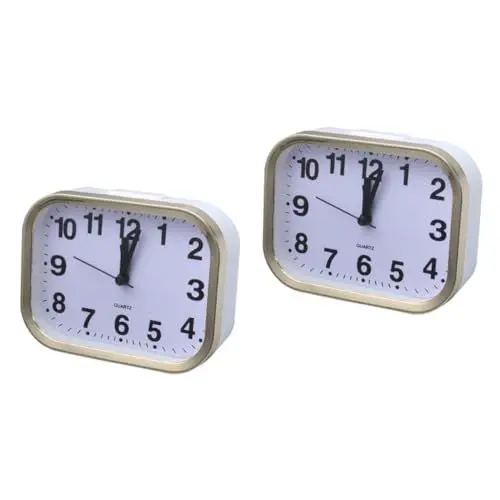 Produktbild: Zerodeko 2St Wecker digital Uhr für Kinder Einweihungsgeschenk Uhr für den täglichen Gebrauch Tischuhren fürs Büro Kinderwecker Stiller Wecker elektronischer Wecker Quarz Alarmuhr Student