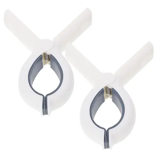 Produktbild: Zerodeko 2 Pc Winddicht Große Strand Handtuch Clips Nicht-Quilt Trocknen Klammern Starke Klemme Kraft Kunststoff Rost