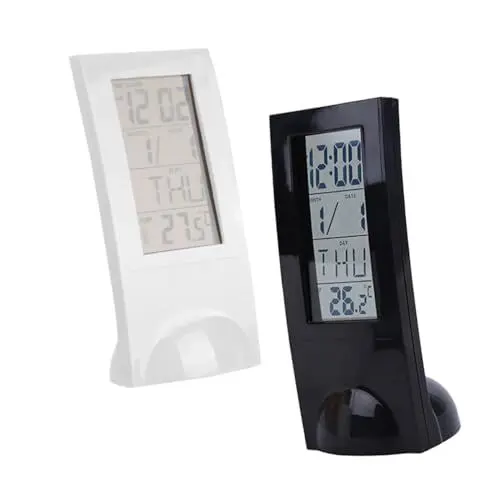 Produktbild: Zerodeko LED Digitaler Wecker Mit Temperaturanzeige Und Schlummerfunktion Tischuhr Und Leise Ohne Batterien Ideal Für Nachttisch Und Büro