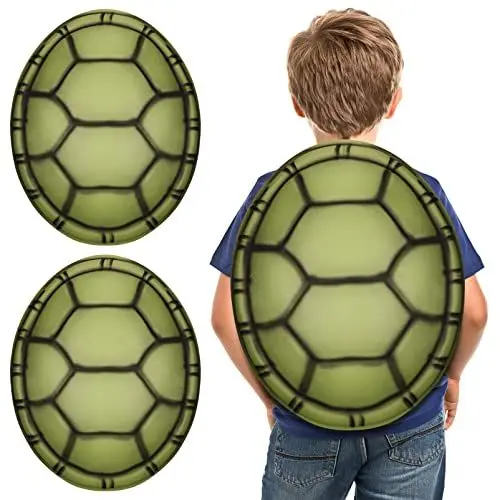 Produktbild: Zerodeko 2 Stücke Kostüm Schildkrötenpanzer Cosplay Simulation Schildpatt Requisiten Halloween Schildkrötenpanzer Rollenspiel Kostüme Zubehör Verkleiden Spielzeug Für Kinder Erwachsene