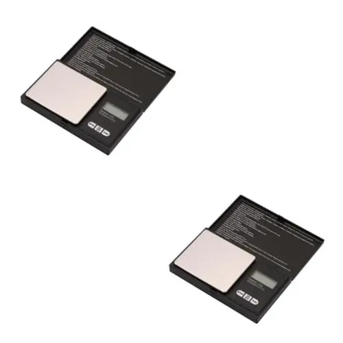 Produktbild: Zerodeko 2st Digitale Schmuckwaage Gramm Digitale Schmuckwaage 0,01 g 0,01 Gramm Präzisionswaage Digitale Paketwaage Tasche Für Schmuckwaagen Cs Anzahl