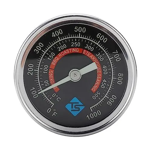Produktbild: Zerodeko 2st Grillthermometer Ofenthermometer Kochthermometer Fleisch Haushaltsthermometer Holzkohlegrills Wärmeschublade Multifunktion Sonde Zeiger Baby Metall Material