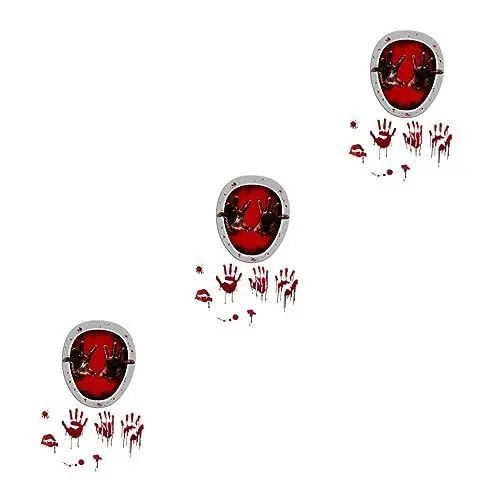 Produktbild: Zerodeko 3 Sätze Halloween Scary Bloody Hand Aufkleber Toilettenaufkleber Halloween-toilettensitz-aufkleber Halloween-wc-dekor Toilettensitze Spukhaus-toilettendekor Haushalt 3d Wandgemälde