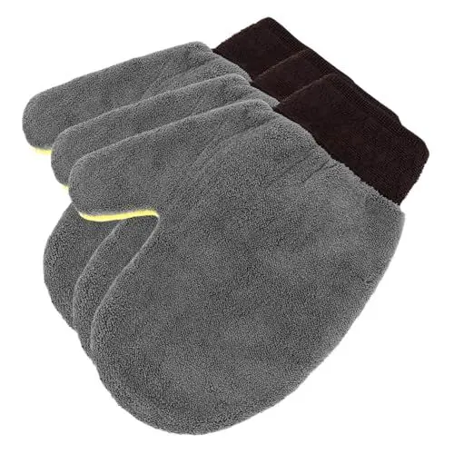Produktbild: Zerodeko 3 Stück Autowaschhandschuhe Chenille-mikrofaser Mikrofaser-Handschuhe Autowaschmittel Reinigungswerkzeuge Autoreinigungsset Handschuh Waschen Car Trucks Motorräder Samt