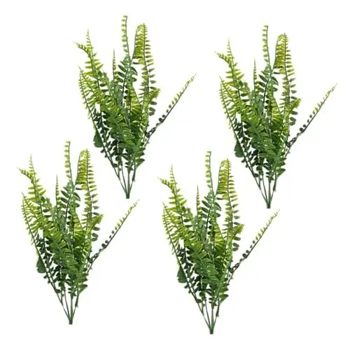 Produktbild: Zerodeko 4stücke Künstliche Topf Realistische Grüne Pflanzen Für Hochzeiten Wohnräume Und Garten-Dekorationen Pflegeleicht Und Langlebig