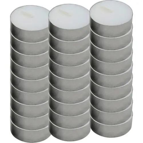 Produktbild: Zerodeko Smoke Candles 50er-set Multifunktionale Teelichter Kerzen Für Die Inneneinrichtung Hochzeit Und Party