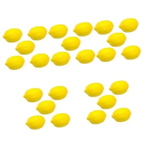 Produktbild: Zerodeko 5 Sätze Simulierte Dekorative Fotografie-Requisiten Mit Zitrone Zitronenpresse Gefälschte Limetten Saft Zitrusfrüchte Zitrone Kerze Zitronenpfeffer Yellow Schaum 5 Stücke * 5