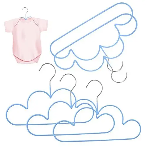 Produktbild: Zerodeko 5 Stück Kleiderbügel Pullover-Kleiderbügel Mehrfach-Kleiderbügel Robuster Hemden-Kleiderbügel Kinder-Kunststoff-Kleiderbügel Schrank-Kleiderbügel Wolken-Kleiderbügel